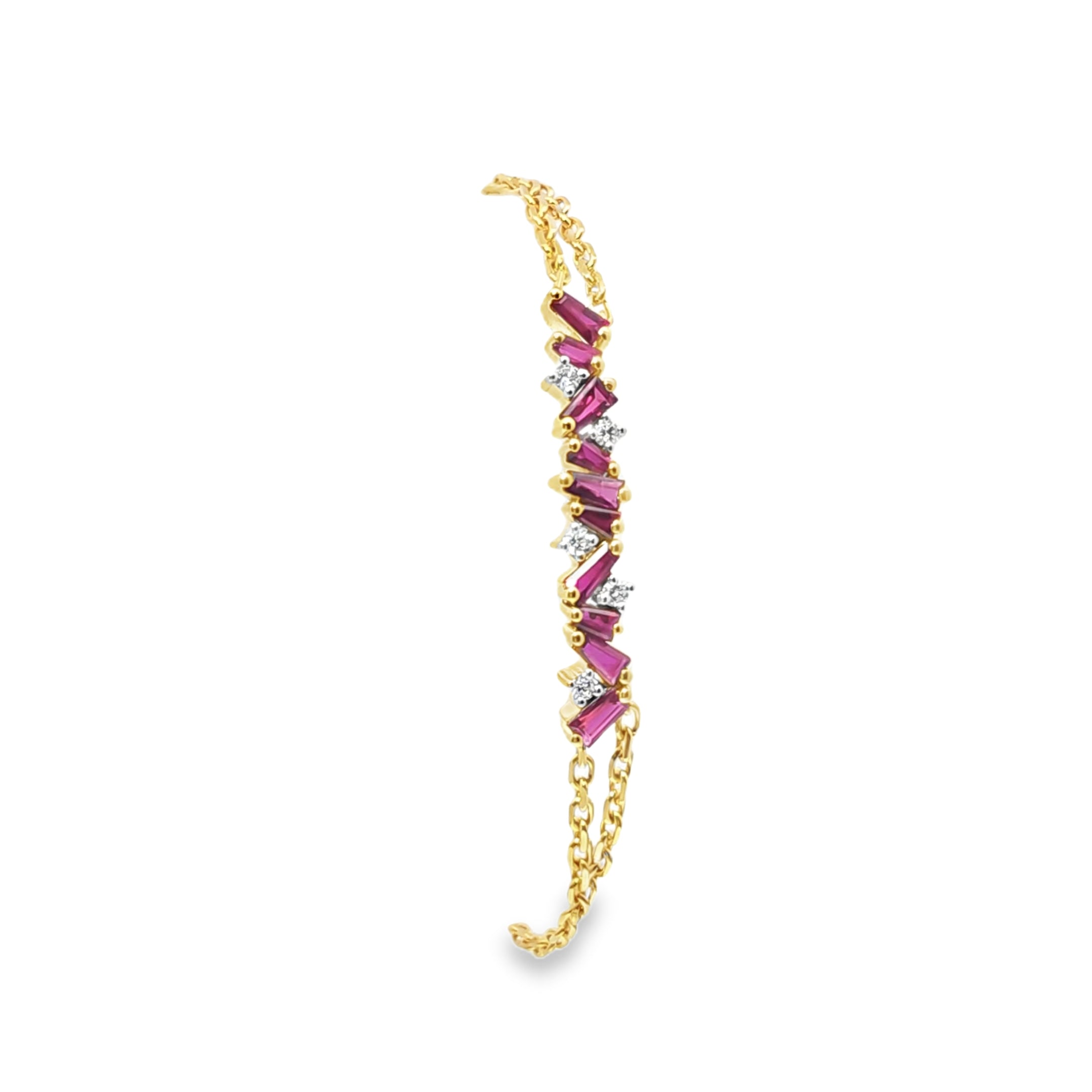 Ruby Tapered 3 cm bracelet