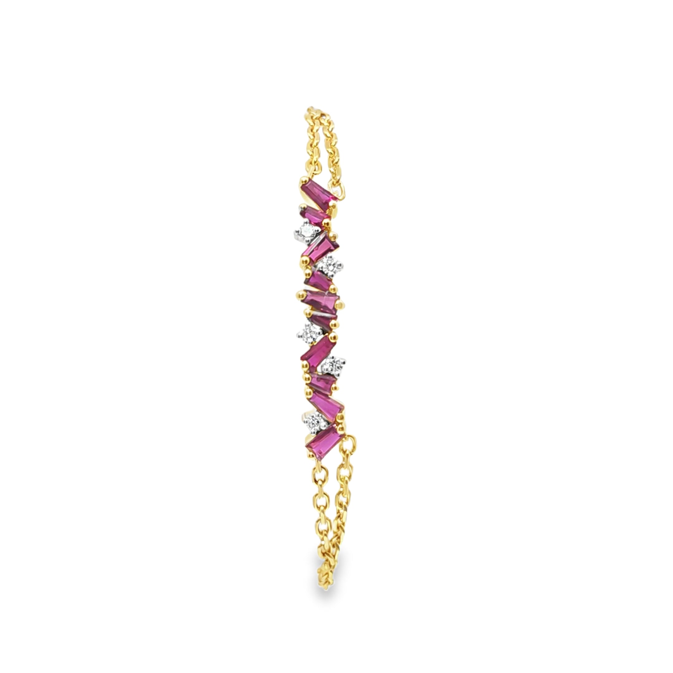 Ruby Tapered 3 cm bracelet