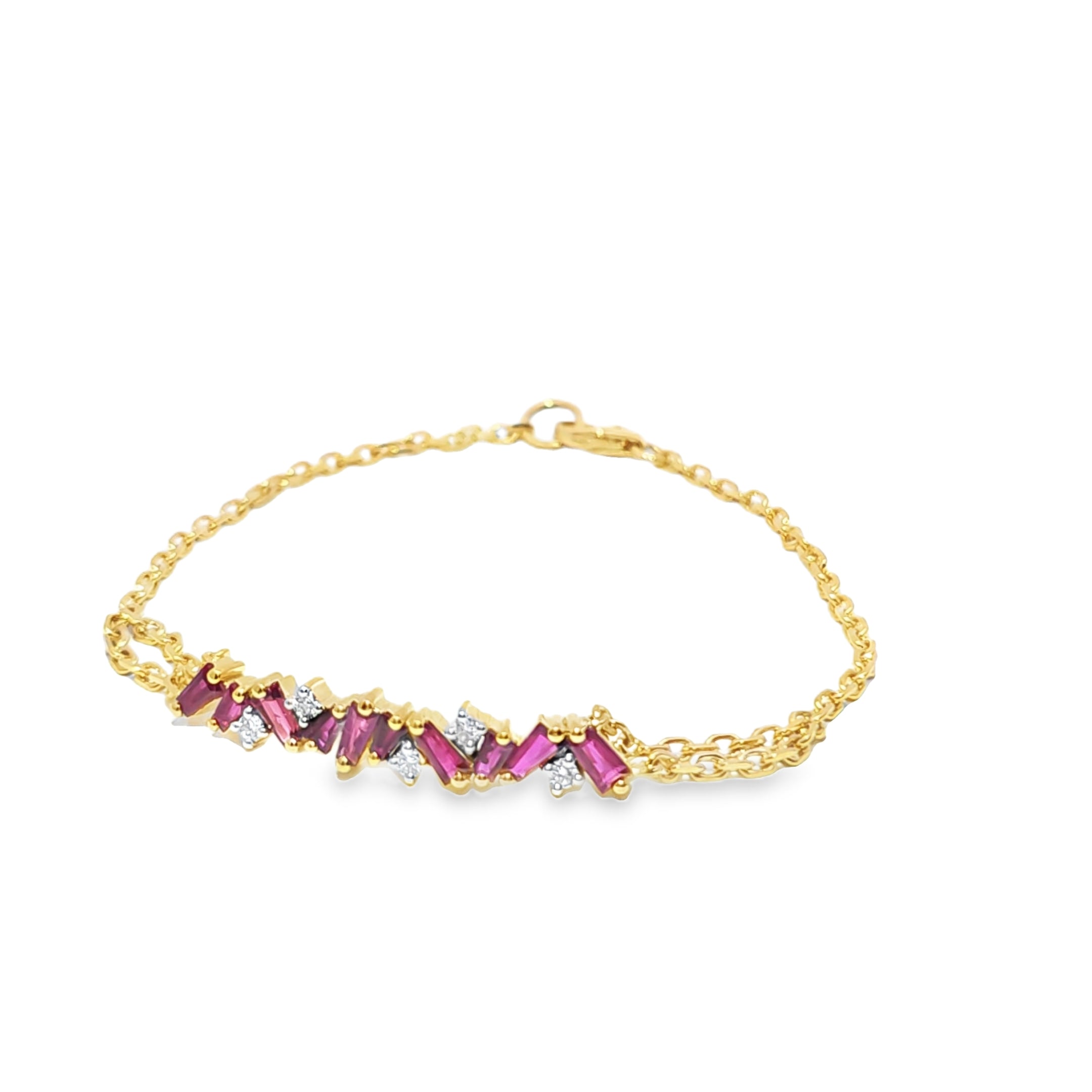 Ruby Tapered 3 cm bracelet