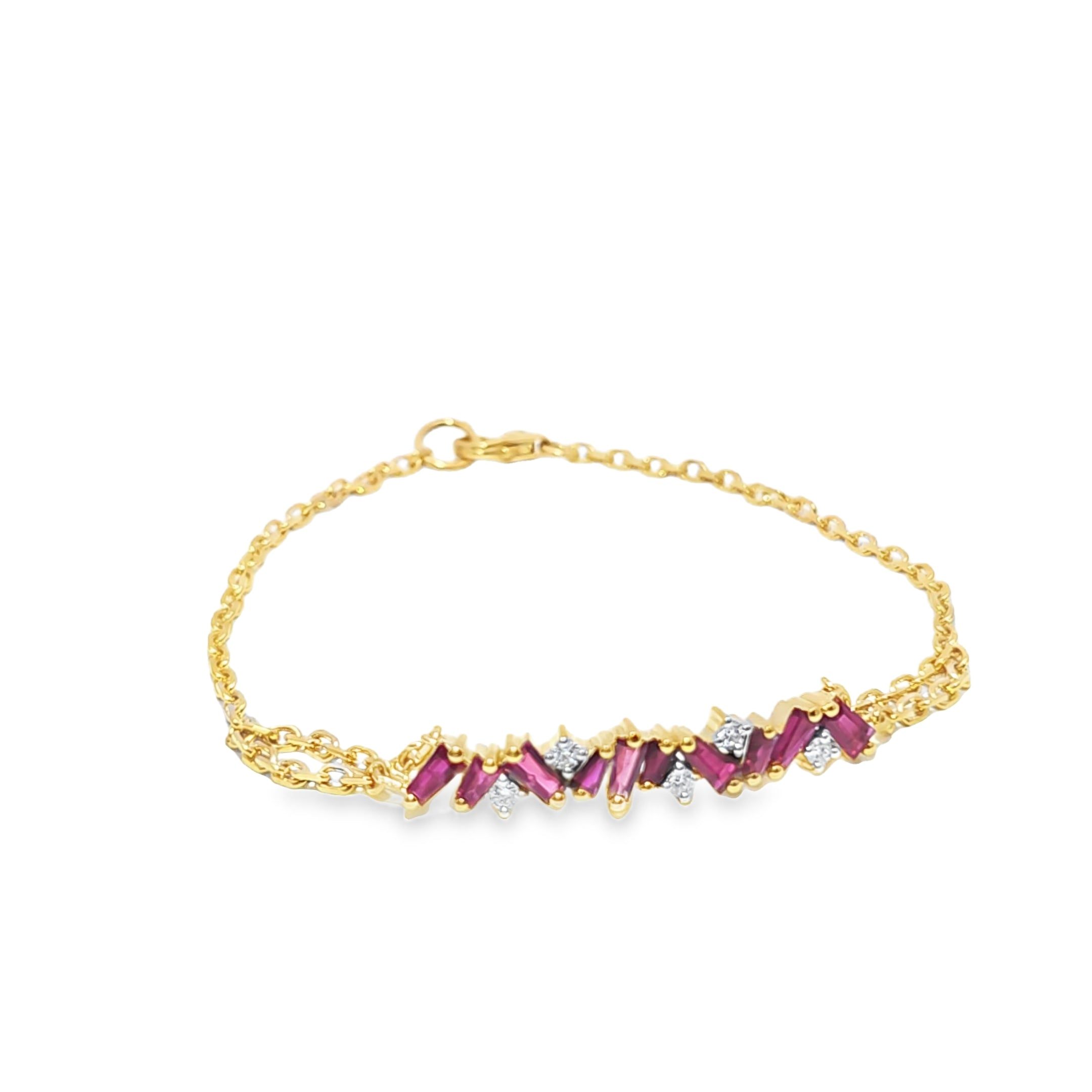 Ruby Tapered 3 cm bracelet