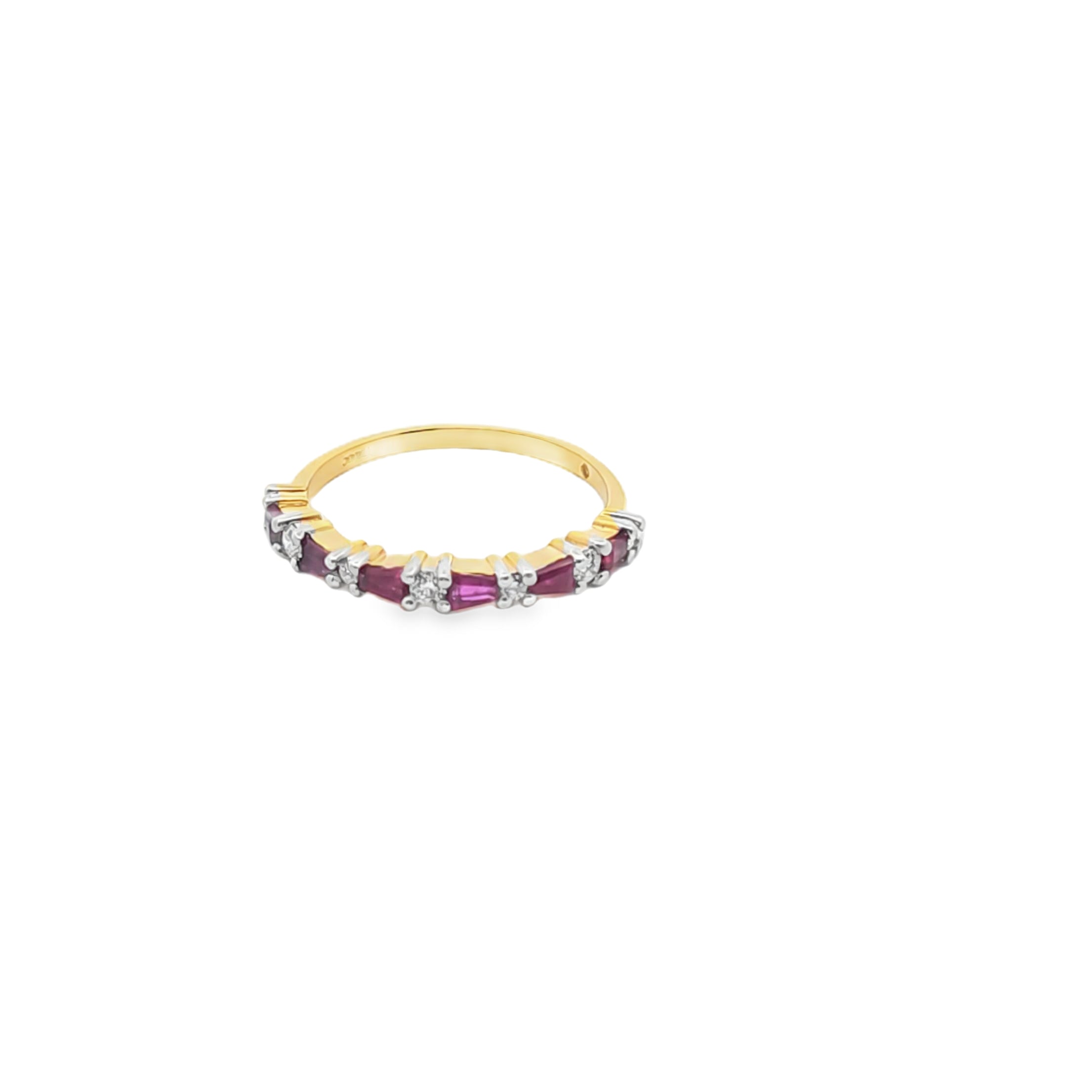 Ruby Tapered Ring