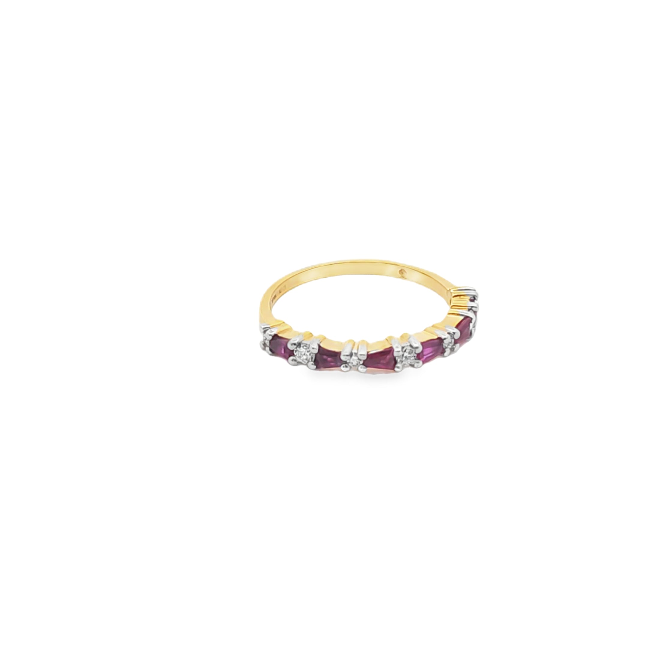 Ruby Tapered Ring